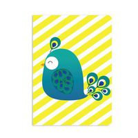 UFF Sunrise Note Card - Peacock (1 Card + 1 Envelope + 1 Sticker) | Rungtong & Co. Stationery Line