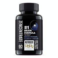 Nutriblox’s Zencentrate - Brain Support Formula to Boost Memory, Clarity, and Focus - Scientifically Formulated Nootropic for Ultimate Cognitive Function- DMAE, Bacopa Monnieri, Essential Nutrients