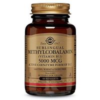 Solgar Methylcobalamin Vit.b12 Nuggets, 5000 Mcg,60 Ct(3 Bottles)