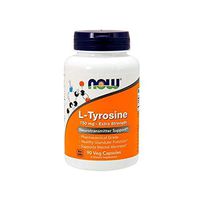 NOW Supplements, L-Tyrosine 750 mg, Supports Mental Alertness*, Neurotransmitter Support*, 90 Veg Capsules