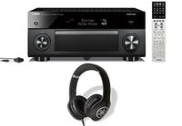 Yamaha RX-A2060 9.2 Channel Network AV Receiver and Yamaha PRO-300 Headphones (Black) Bundle