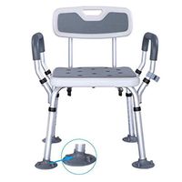 ZHAO XIN Shower Chair|Medical Tool Free Anti-Slip Bench Bathtub Stool Seat | with Durable Aluminum Legs