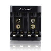 enevolt 9V AA AAA NiMH Rechargeable Batteries Charger with LED Indicator - Charger Only