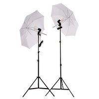 CowboyStudio 2 Photography Studio Continuous Lighting Kit with Two 45w 5000k Day-Light Fluorescent Photo Light Bulbs