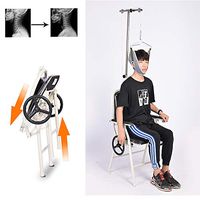 Neck Traction Device, Foldable Traction Chair for Relieve Pain from Stiff Muscles