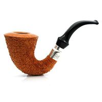 Italian Briar First Grande Calabash 925 Silver Band Briar Tobacco Smoking Pipe Brebbia