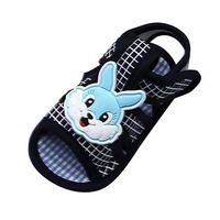 Baby Toddler Boys Cotton Sandals, ♥ Beyonds Hollow Out Rabbit Shoes, Soft Sole Anti-Slip Infant Summer Outdoor Shoes Newborn First Walker Crib Shoes Sneaker Loafers