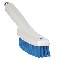 Vikan Waterfed Hand Brush w/Quick Disconnect- Stiff, Blue
