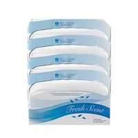 Poly King Ultra Soft Disposable Paper Toilet Seat Covers, Patented Fresh Scent Technology, Half-Fold & Maximum Coverage, Designed for 1-Pack & 2-Pack Dispensers, 1000 Sheets (4 Packs of 250 Count)