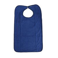 SUPVOX Adult Bib Washable Reusable Waterproof Clothing Protector Optional Crumb Catcher for Kitchen Restaurant