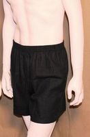 Flannel Boxers Kids(Small 6-8 Navy)