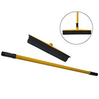 Nicknocks Pet Hair Removal Broom Rubber Broom Heads Telescoping Long Handle