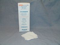 McKesson - Non-Woven Sponge McKesson Polyester / Rayon 4-Ply 3 X 3 Inch Square NonSterile - 200/Package - McK