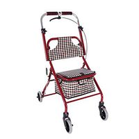 III- Medline Rollator Walker with Seat and Wheels, Folding Walker for Seniors with Microban Antimicrobial Protection, Durable Steel Frame Supports Up to 150kg