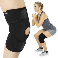 Vive Knee Brace for Women - Support for Arthritis, Joint Pain Relief, Injury Recovery - Compression Wrap for Men and Women - Stabilizing Open Patella for ACL, LCL, MCL - for Running, Basketball, Gym