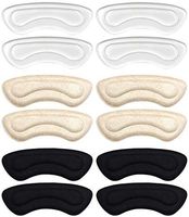 Dr. Shoesert Heel Grips for High Heels, Heel Cushion Inserts for Women and Men, Self-Adhesive Heel Protectors (3 Colors - 6 Pairs)