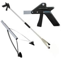 ArcMate EZ Reacher Standard Outdoor Suction Cup Reacher with Pistol Grip, Collapsible with Slip Joint, Indoor Commercial and Outdoor Use, 4.5" Wide Jaw, 8lb. Capacity, Black, 40" (40SC-DC-1-FBA)