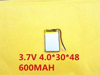 BEESCLOVER (10pieces/lot) 3.7V 043048 600mah Lithium-ion Polymer Battery Quality of CE FCC ROHS Certification Authority Show