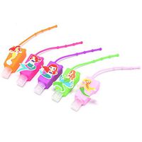 wuyule 1PC Mermaid Baby Shower Cartoon Silicone Bath Child Shower Hand Sanitizer Holder