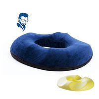 Coccyx Office Chair Cushion Anti Decubitus Portable Car Seat Wheelchair Pad Memory Foam for Men (Color : Blue, Size : Men)