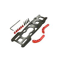 Huangou Carbon Fiber Camera Gimbal Guard for DJI Phantom 4 Landing Protector Gear GY,Completely Do Not Affect The Camera Shot (Black+Red, 6.9 x 1.8 x 0.7 inch)