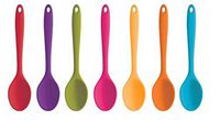 Andosange 1pc Silicone Spoon High Temperature Resistance Deep Spoon Random Color