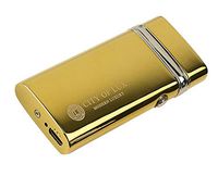 Dual Arc Classic Lighter USB Rechargeable Flameless and Windpectriroof Electric Lighter