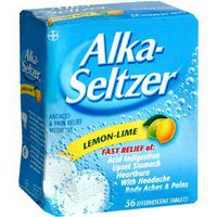 ALKA SELTZER LEMON LIME 36Tablets