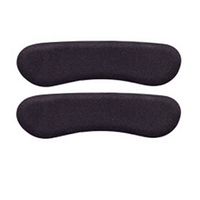 4 Pairs Soft Heel Cushions Padded Heel Liners Heel Grips for Ladies Black