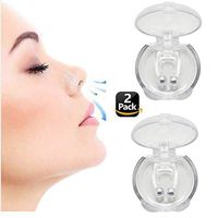 New Snoring Solution Magnetic Anti Snore Nose Clip Silicone Snore Stopper Comfortable Professional Anti Snoring Devices-2Pack