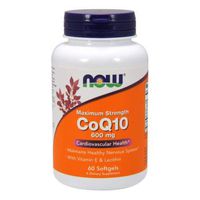 Now Foods CoQ10 600 mg - 60 Softgels ( Multi-Pack)