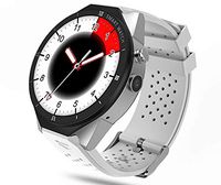 Bond KW88 Pro 3G Smart Watch Phone 1.39inch Android 7.0 MTK6580 Quad Core 1.3GHZ 1GB RAM 16GB ROM Smart Watch Heart Rate (White)