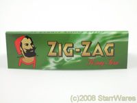 Zig Zag Green King Size Cigarette Rolling Papers - 5 Packets