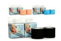 Peak It Up Next Generation Kinesiology Tape, 2' x 16.4', 2 Pack- Perfect Support to Reduce Pain & Improve Recovery - Super Adhesive & Elastic Stretch