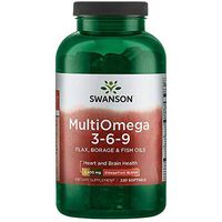 Swanson Multiomega 3-6-9 (Flax Borage Fish) 2400 Milligrams 220 Sgels