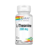 Solaray L-Theanine Supplement, 200 mg, 90 Count