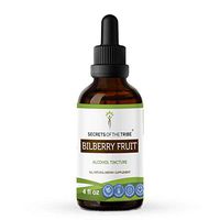 Bilberry Fruit Tincture Alcohol Extract, Organic Bilberry Vaccinium Myrtillus Healthy Vision 4 OZ