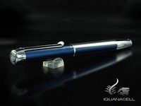 Pelikan P40 Pura Blue/Silver Fountain Pen - Extra Fine