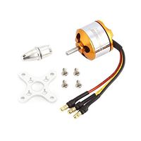 DXW A2212 2212 1000KV 2-4S 3.17mm Outrunner Brushless Motor for RC FPV Fixed Wing Drone Airplane Aircraft 1047 Propeller