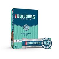 CLIF BUILDERS - Protein Bars - Chocolate Mint - 20g Protein (2.4 Ounce, 12 Count) (Now Gluten Free)