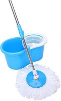 360 Spin Mop with Bucket & Dual Mop Heads Blue