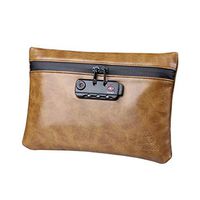 Smell Proof Bag, Full Active Carbon Lined& Inside Pouches, PU Leather Water Repellent Stash Bag for Your Weed Herbs and Smelly Accessories