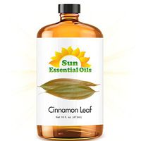 Cinnamon Leaf Essential Oil (Huge 16oz Bottle) Bulk Cinnamon Leaf Oil - 16 Ounce