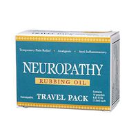 Frankincense & Myrrh Neuropathy Rubbing Oil with Essential Oils for Pain Relief, 10-Pouch Travel Pack, 0.05 Fluid Ounces per Pouch