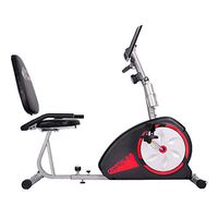 JCX Recumbent Exercise Bike,Electric Magnetic Resistance Stationary Bicycle for Seniors Lower Limb Physiotherapy Rehabilitation Fitness Cycle,with Heart Rate Test and Non-Slip Pedal