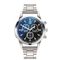 Fxbar,Luxury Watches Quartz Watch Stainless Steel Business Wristwatch Charm Men Watch(A)