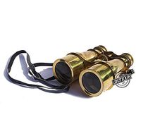 Maritime Antique Victorian Brass Binocular Retro Handmade High Magnification Pirates Article Vintage Nautical Sailor Gifts