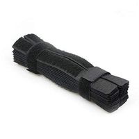 Spofit 7 Inch Cable Ties 50pcs Fastening Cable Straps Wire Organizer Cable Management (Black)