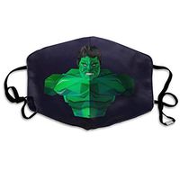 SSUJ7 Hulk Men Women Adjustable Earloop Mouth Guard Anti-Dust Washable Reusable Mouth Guard for Kids Teens Adults Anti Pollution,Anti-smog