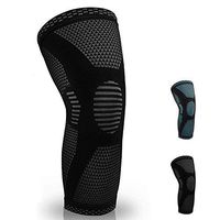 Tilboroo Knee Compression Sleeve & Knee Brace for Arthritis,Meniscus Tear,Injury Recovery & Knee Support for Running,Gym,Workout,Sports & Knee Brace for Women & Men (Single)(Black,XX-Large)